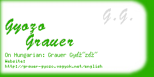 gyozo grauer business card